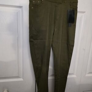 Olive Green Skinny Pants